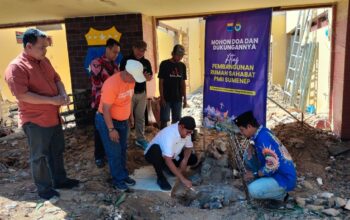 Peletakan Batu Pertama Rumah Sahabat PMII di Sumenep: Bupati Achmad Fauzi Ajak Kader Muda Tingkatkan Kualitas Diri