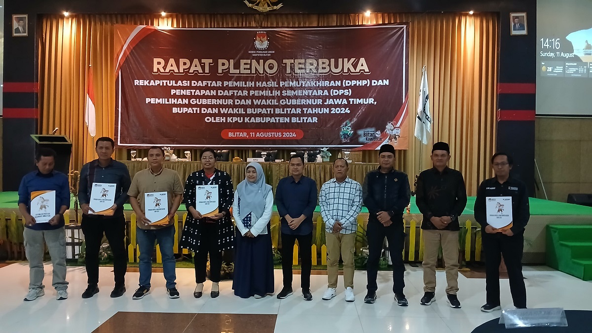 KPU Kabupaten Blitar Krisis Data, Banjir Interupsi Terjadi Saat Pleno DPHP