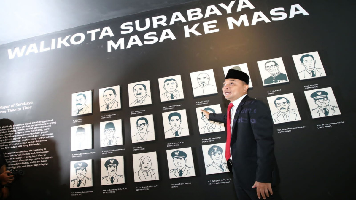Wali Kota Surabaya Eri Cahyadi mengisahkan sejarah panjang tentang identitas Kota Pahlawan.