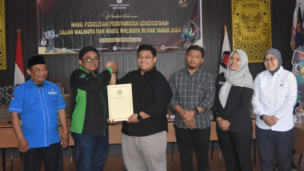 Sekretaris Tim Mas Ibin-Elim Bantah Berkas Pendaftaran Dikembalikan KPU Blitar