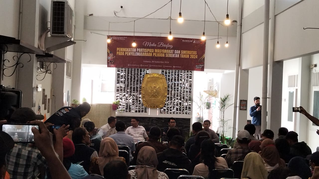 KPU Sidoarjo Ajak Media Dukung Tingkatkan Partisipasi Masyarakat Dalam Pilkada