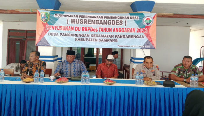 Pemdes Pangarengan Sampang, Gelar Musrenbangdes Tahun 2026