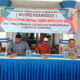 Kades Pangarengan Mochammad Aksan pakai baju hem batik dengan kopyah hitam ketika Musrenbangdes Tahun anggaran 2026 di balai Desa Pangarengan Pada kamis (19/09/2024).