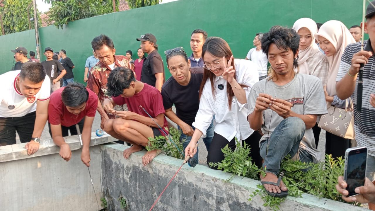 Jadi Basis PDIP di Kota Blitar, Ratusan Warga Ikuti Mancing SAE Mas Ibin dan Mbak Elim