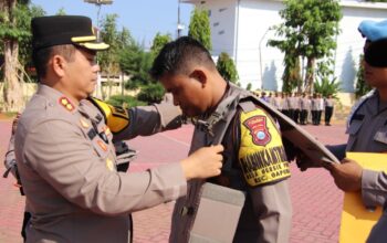 Polres Sumenep Siapkan 96 Bhabinkamtibmas dengan Kaporlap Jelang Pilkada