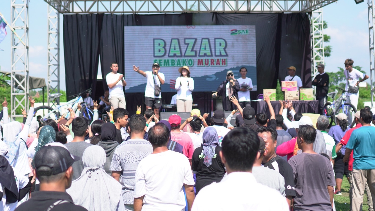 Jalan Sehat SAE di Blitar: Mantan Wali Kota Blitar Ajak Warga Pilih Pasangan Ibin-Elim
