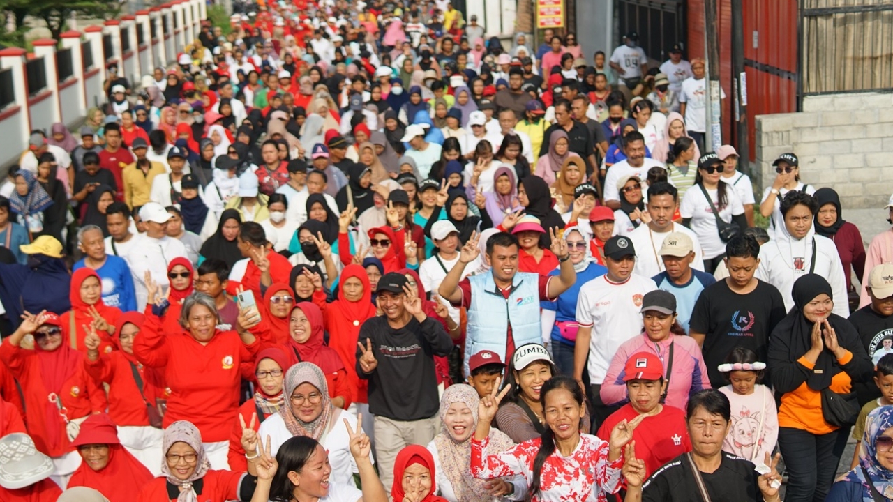 Jalan Sehat SAE, Mas Ibin: Blitar Harus Jadi Kota Masa Depan dengan Program Ekonomi Baru
