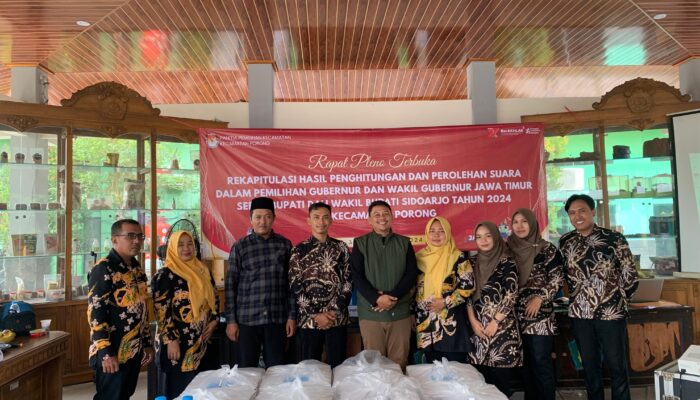 Pleno Rekapitulasi Suara Pilkada 2024 di Kabupaten Sidoarjo