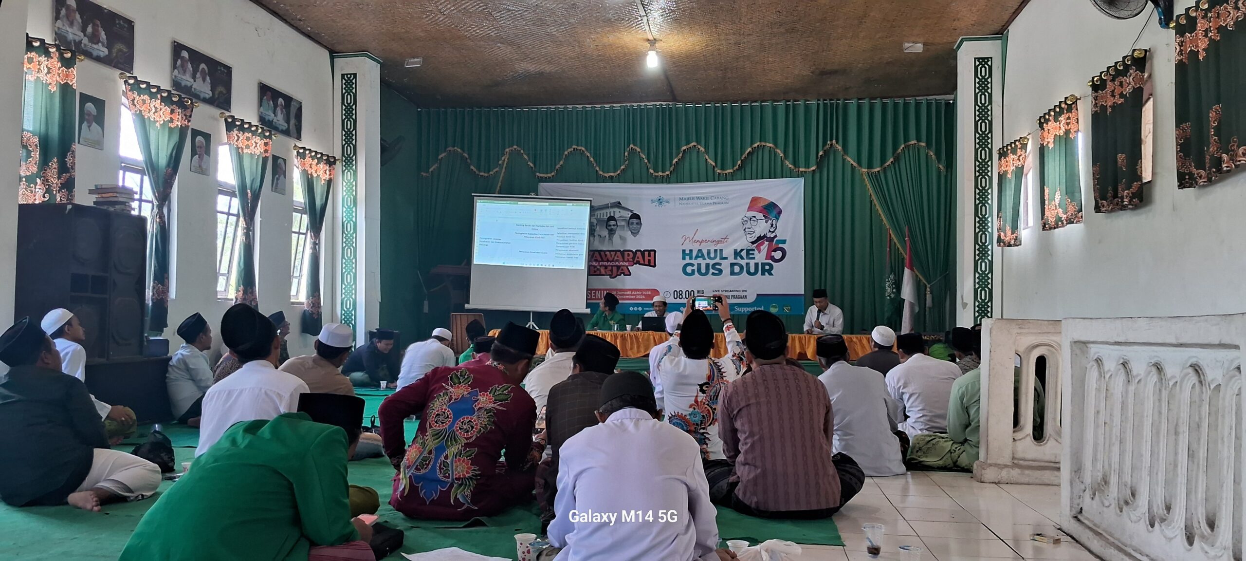 MWC NU Pragaan Gelar Musyawarah Kerja dan Haul Gus Dur Ke-15