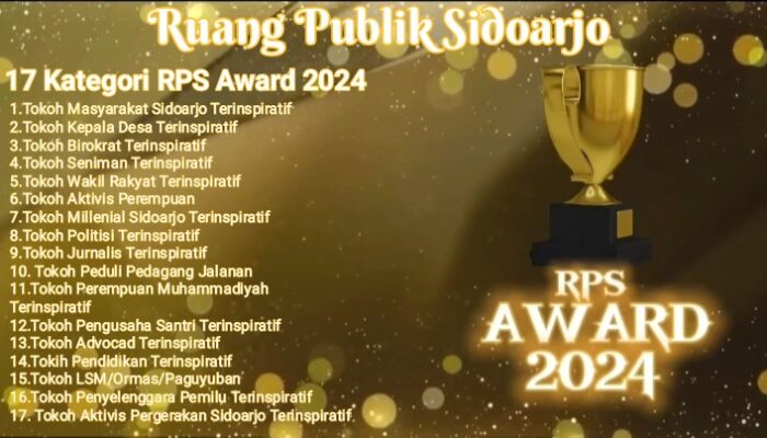 RPS Award 2024: Penganugerahan Tokoh Inspiratif Sidoarjo
