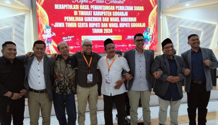 Rapat Pleno Terbuka Rekapitulasi Suara Pilkada Sidoarjo 2024