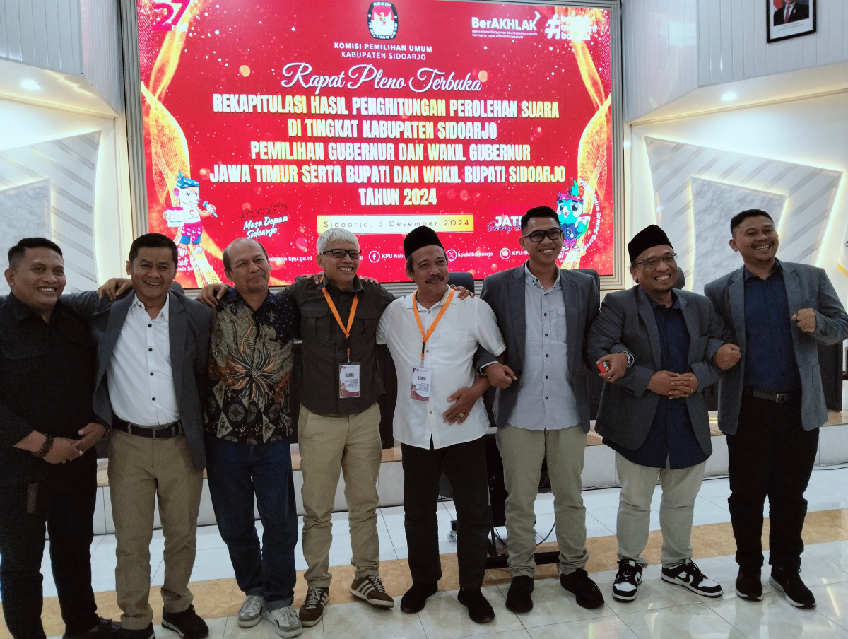 Rapat Pleno Terbuka Rekapitulasi Suara Pilkada Sidoarjo 2024