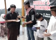 Bakti Sosial Ramadan, IJTI Banyumas dan Mobar Santuni Anak Yatim di Windujaya