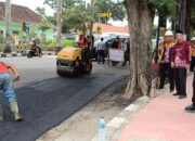Blitar SAE, Mas Ibin Turun Pantau Perbaikan Jalan Utama Blitar Jelang Arus Mudik