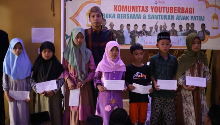 Komunitas Youtuberbagi Gelar Buka Bersama dan Santunan untuk 100 Anak Yatim