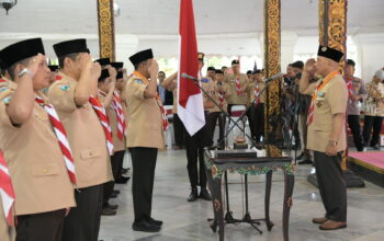 Kwarda Jatim Lantik Kwarcab Pramuka Sumenep Masa Bakti 2024–2029