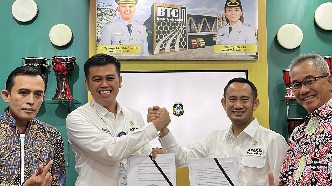 Blitar Trade Center Buka Pasar Baru, Mas Ibin Tandatangani MoU dengan Pemkot Samarinda, Bekasi, dan Palangkaraya