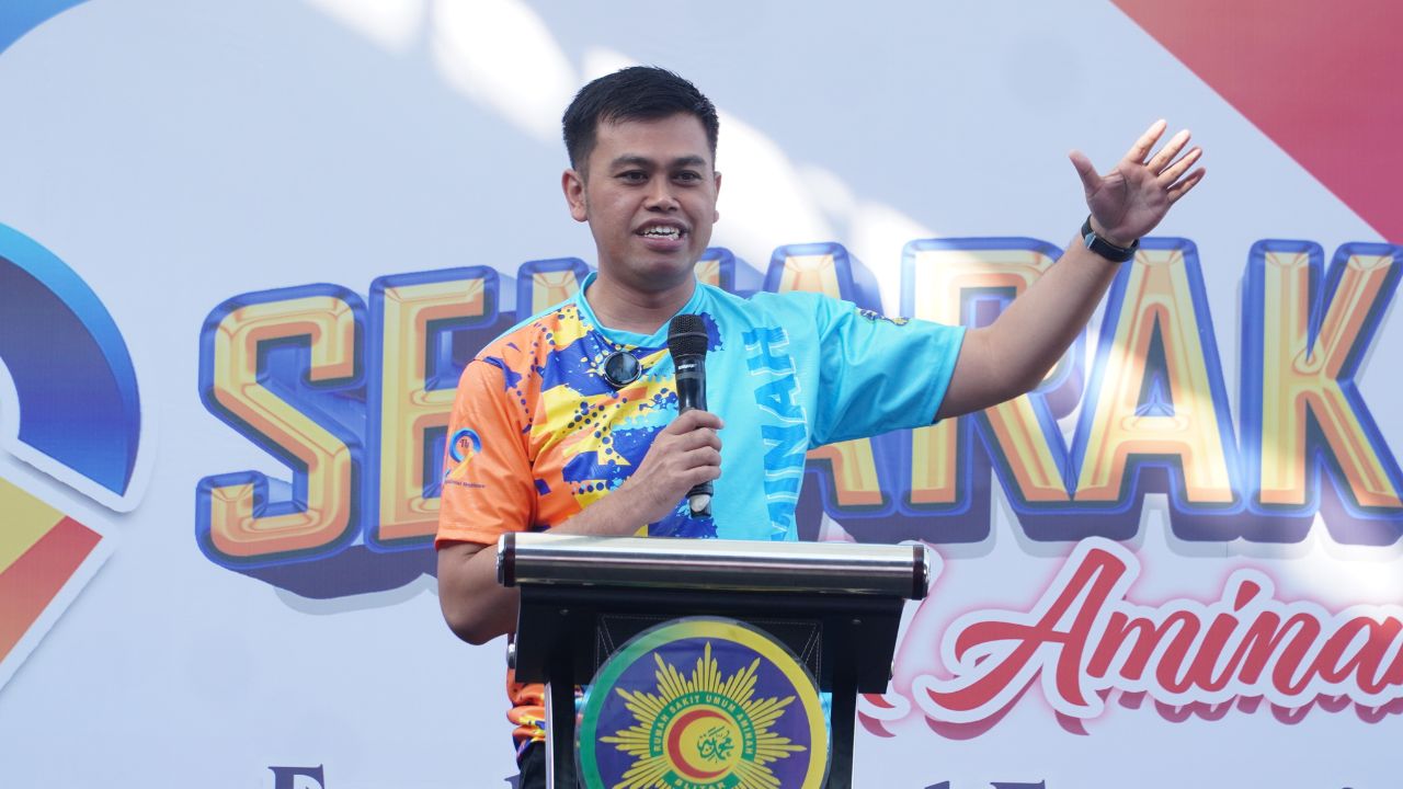 Mas Ibin Ajak Masyarakat Bersinergi Wujudkan Kota Blitar Sehat di Jalan Sehat RSU Aminah