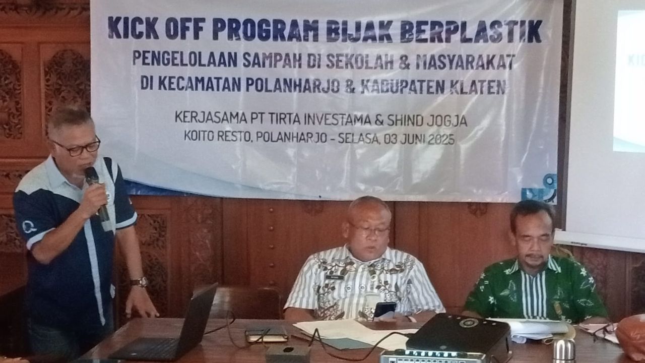 PT TIV Klaten Galakan Program Bijak Plastik Penangangan Sampah