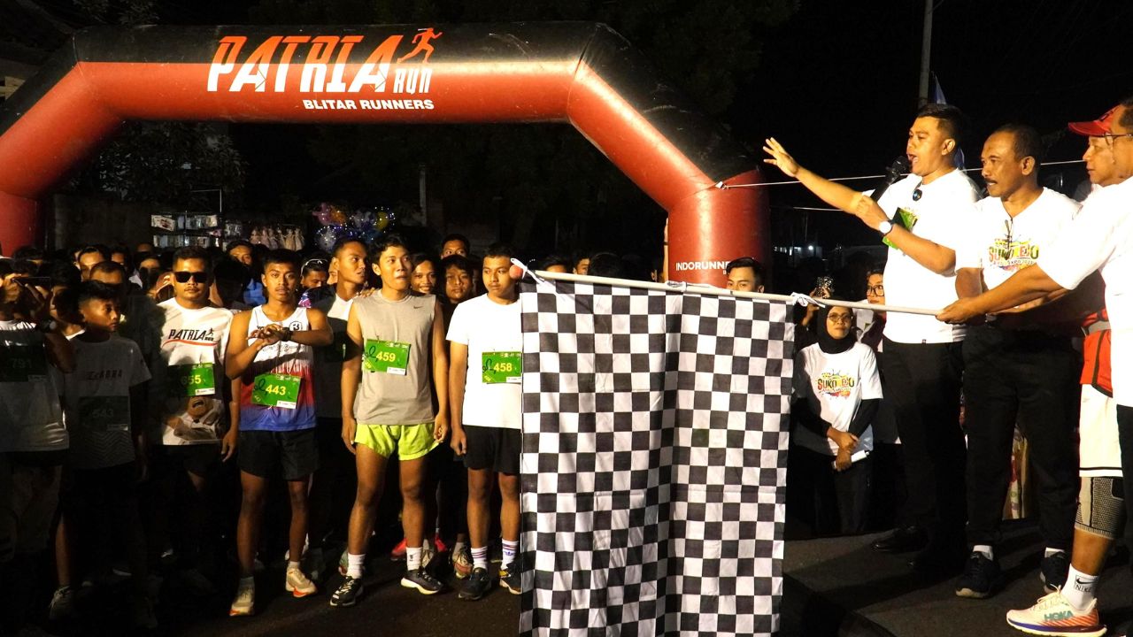 Wali Kota Blitar Harap Sukorejo Night Run Jadi Agenda Tahunan Favorit Warga dan Wisatawan