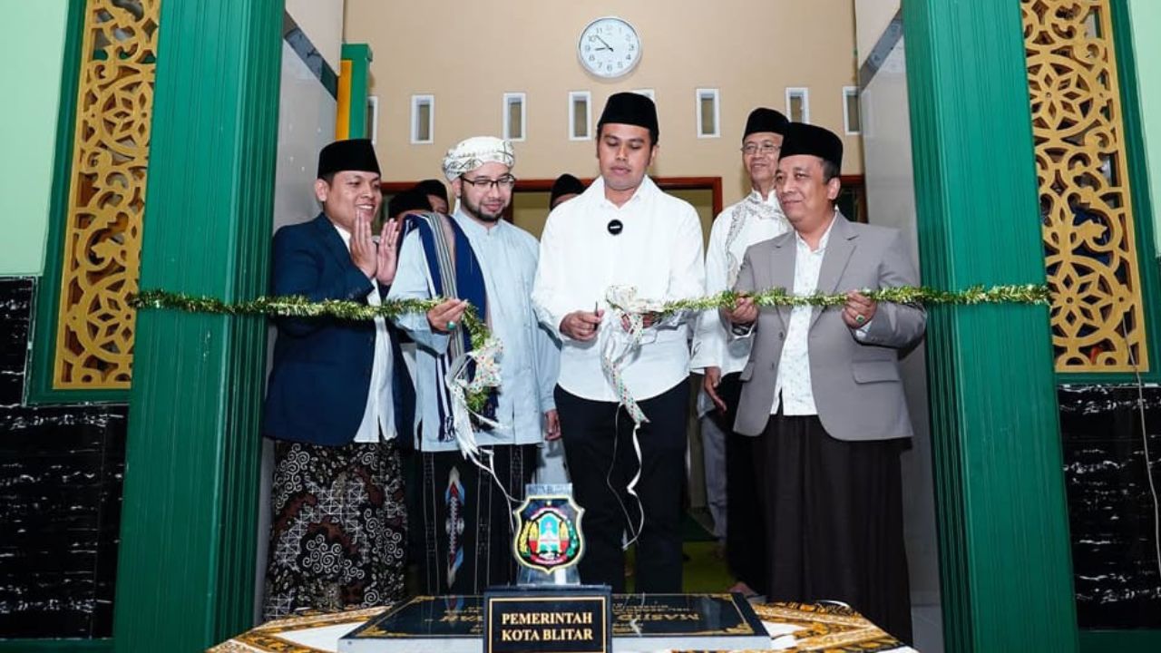 Peresmian Masjid Nur Hidayah, Wali Kota Blitar Mas Ibin: Bukti Solidaritas Warga Gedog