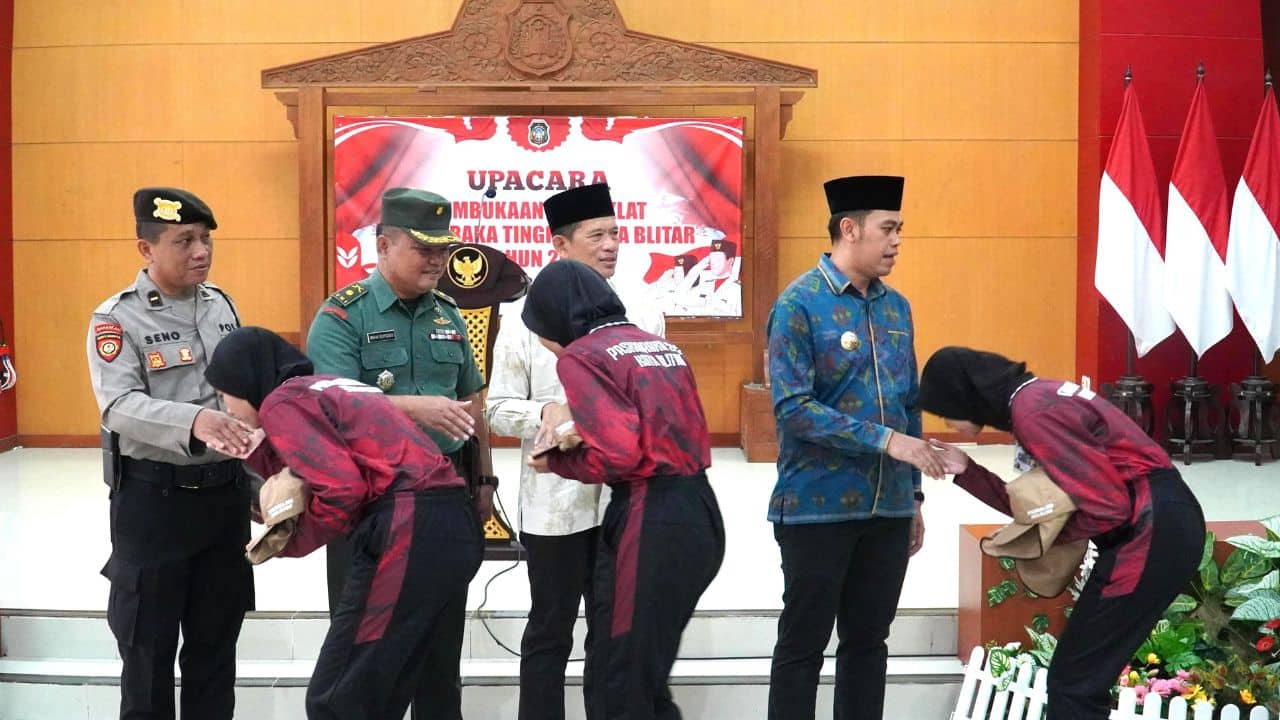 Mas Ibin Buka Pusdiklat Paskibraka Kota Blitar, Tekankan Jiwa Nasionalisme Muda