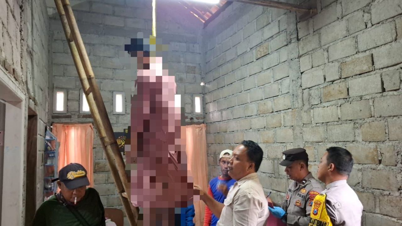 Warga Kesamben Blitar Ditemukan Meninggal Gantung Diri, Diduga Akibat Masalah Ekonomi