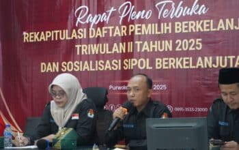 KPU Banyumas Umumkan Data Terbaru: Pemilih Bertambah 11.921 Orang di Triwulan II 2025