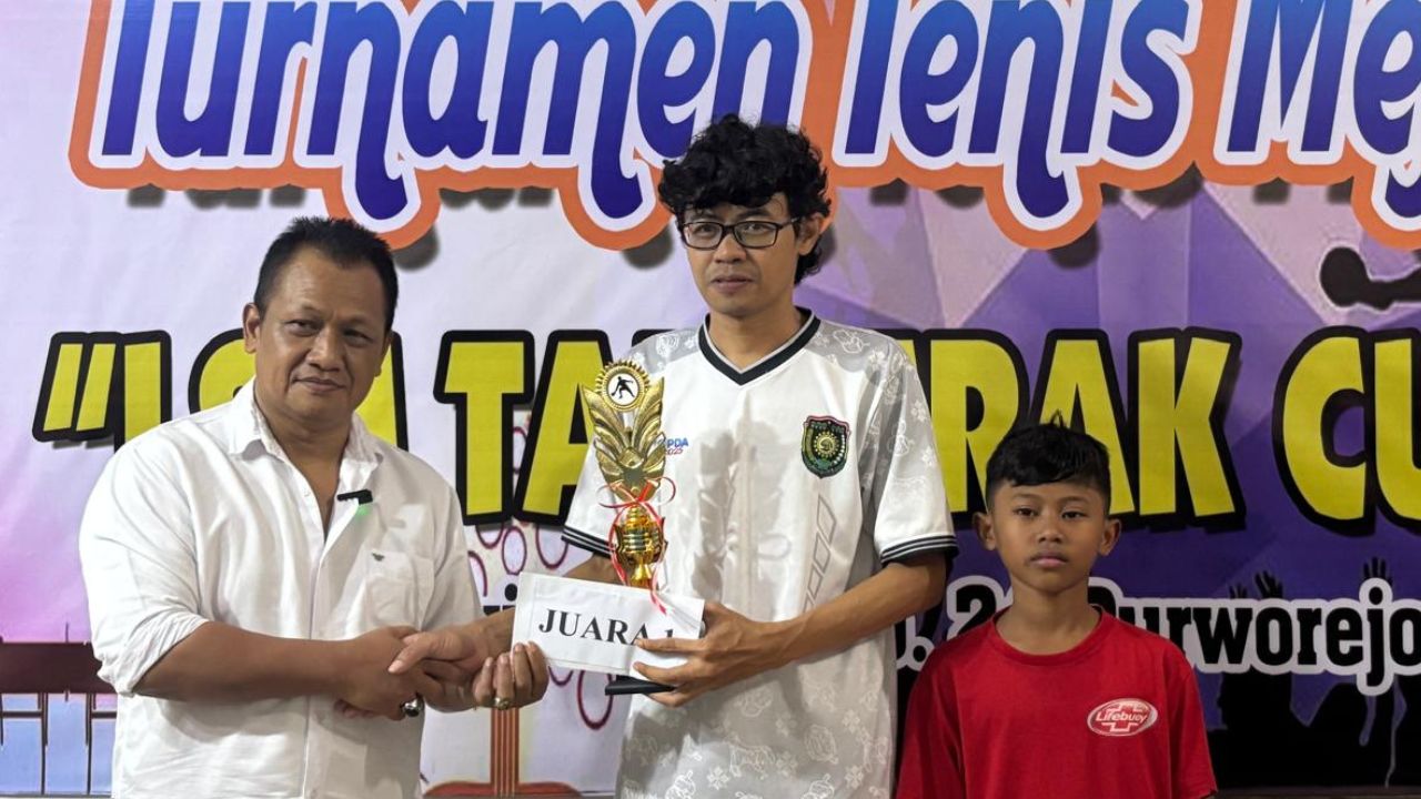 Turnamen Tenis Meja, LSM Tamperak Cup Sukses Digelar, Gabungkan Olahraga dan Kepedulian Sosial