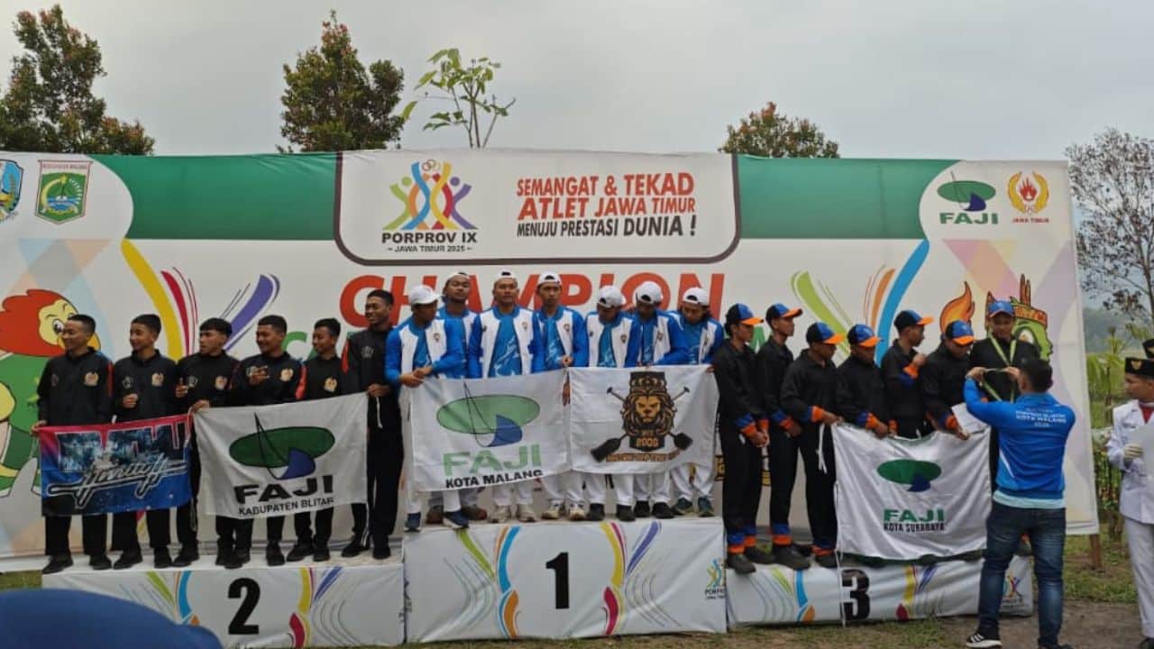 Santri MTs Nurul Huda Blitar Raih Emas dan Perak di Porprov Jatim 2025 lewat Arung Jeram