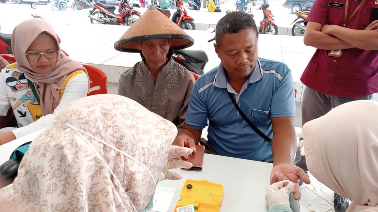 Layanan Kesehatan Gratis Digelar di Pasar Rakyat Kacangan Boyolali