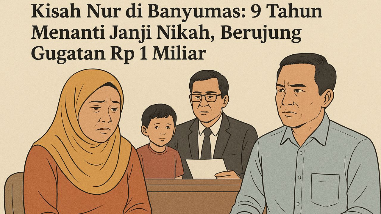 Kisah Nur di Banyumas: 9 Tahun Menanti Janji Nikah, Berujung Gugatan Rp 1 Miliar
