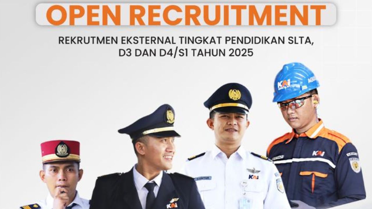 KAI Buka Lowongan Kerja untuk Lulusan SLTA hingga S1, Cek Formasi dan Jadwalnya