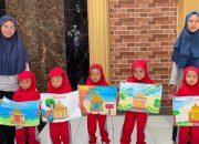 Asah Imajinasi, Siswa YPI Daaru Ta’limil Qur’an Bangle Blitar Ikuti Lomba Mewarnai Mamamia