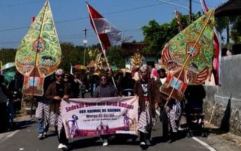 Nguri-uri Budaya Jawa, Sedekah Bumi Desa Kauman Wonosegoro 2025 Meriah Bersama Tim KKN UBY