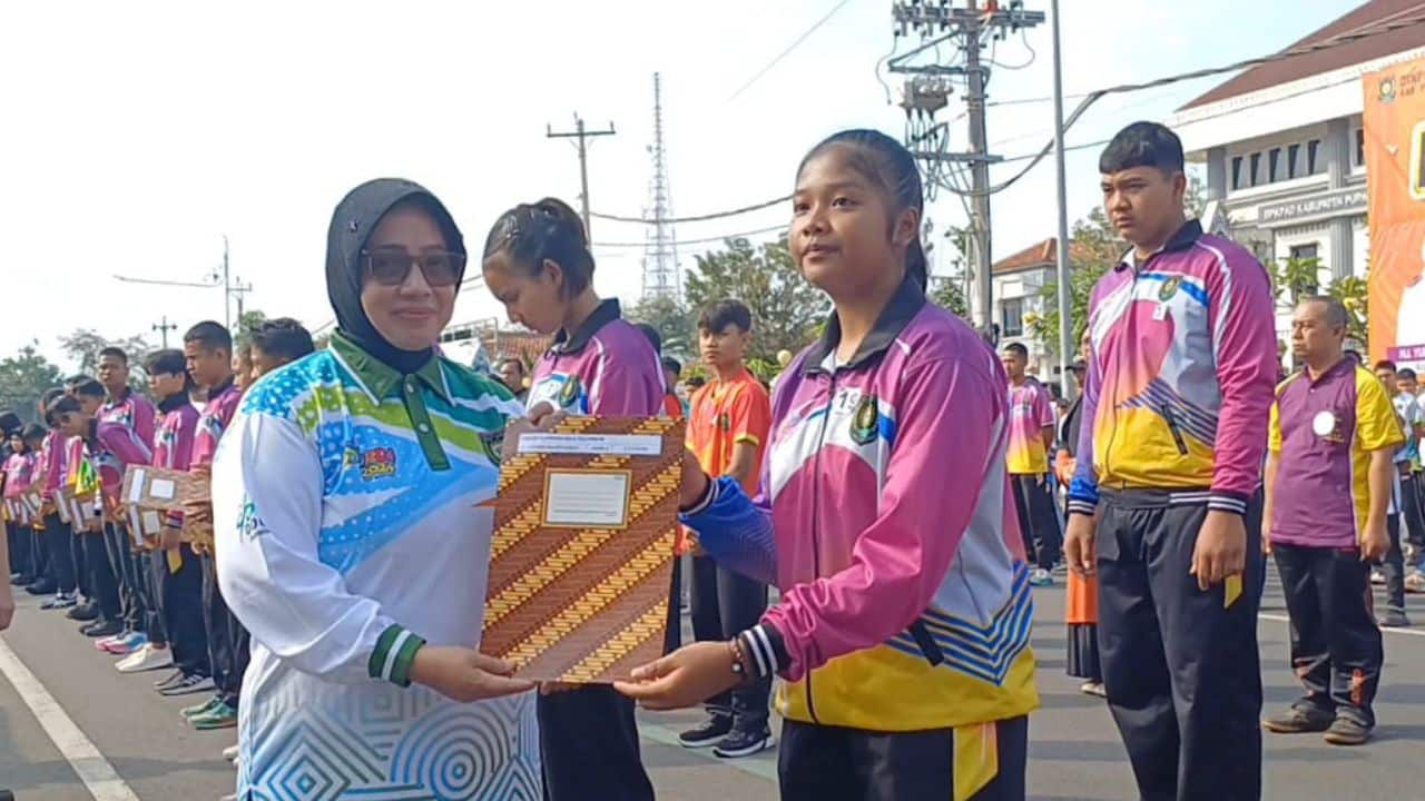Peringatan HAORNAS di Purworejo, Bupati: Olahraga Jalan Wujudkan Generasi Emas 2045