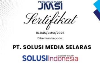 Solusiindonesia.com Resmi Tercatat sebagai Anggota JMSI