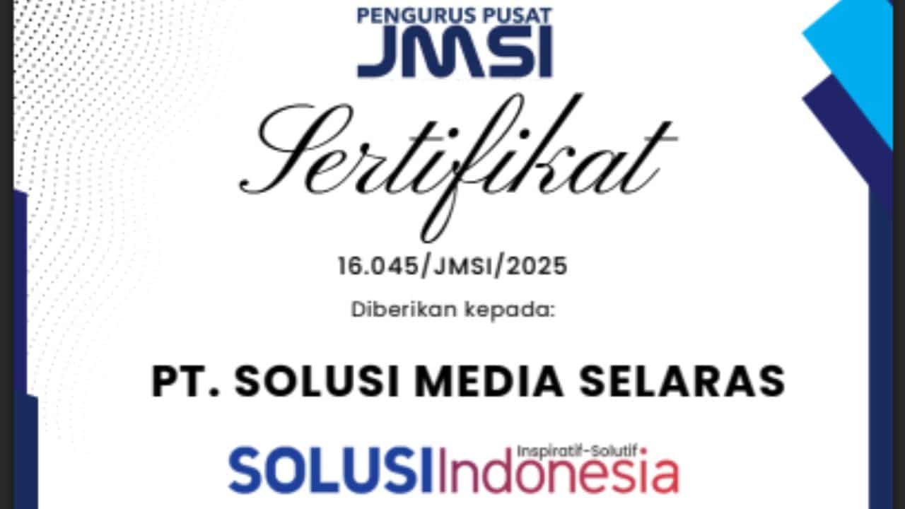 Solusiindonesia.com Resmi Tercatat sebagai Anggota JMSI