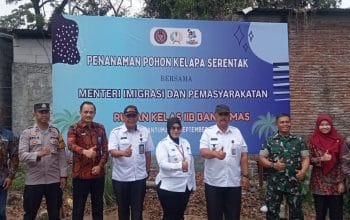 Dari Nusakambangan Cilacap hingga Banyumas, Menteri Imigrasi dan Pemasyarakatan Gagas Gerakan Nasional Tanam Pohon Kelapa