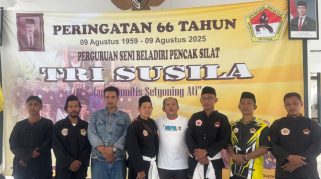 Peringati HUT ke-66, Perguruan Pencak Silat Tri Susila Indonesia Purworejo Gelar Ziarah dan Doa Bersama