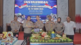 Rayakan HUT Lalu Lintas ke-70, Kapolres Blitar Pimpin Syukuran dan Doa Bersama Rayakan HUT Lalu Lintas ke-70, Kapolres Blitar Pimpin Syukuran dan Doa Bersama