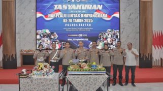 Makna di Balik Syukuran HUT Lalu Lintas di Polres Blitar