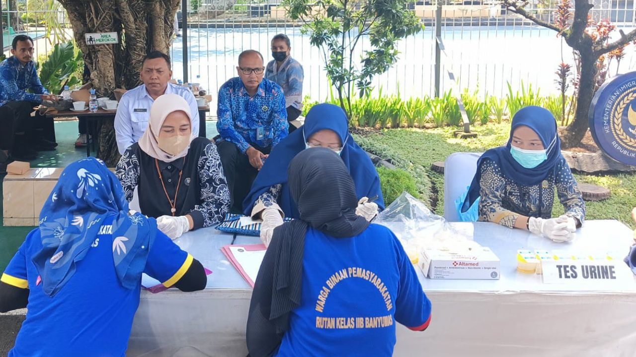 Tes Urine Massal di Rutan Banyumas, Pegawai hingga WBP Dinilai Bersih dari Narkoba
