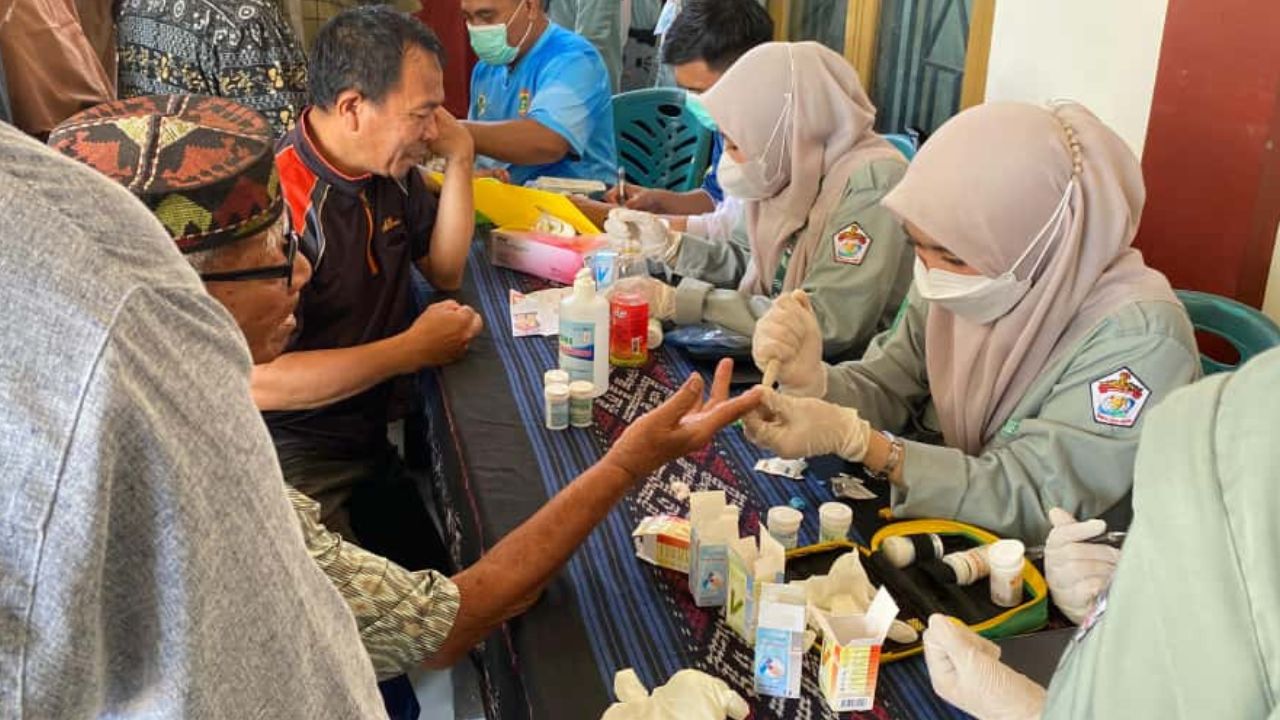 Mahasiswa Unhas Gelar Bina Desa dengan Edukasi dan Pemeriksaan Gratis di Gowa