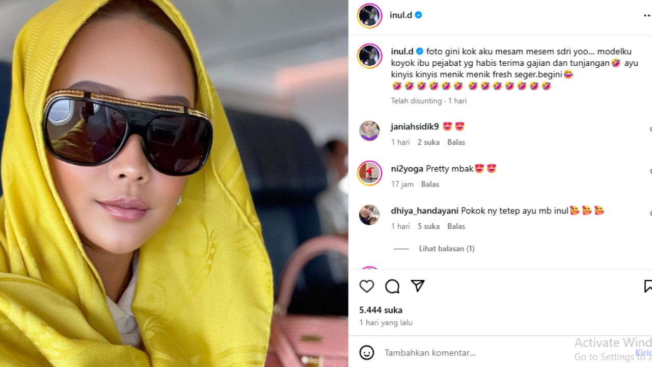 Sindir Pejabat Sering Pamer Harta, Inul Daratista Pamer Foto Mirip Ibu Pejabat Habis Gajian