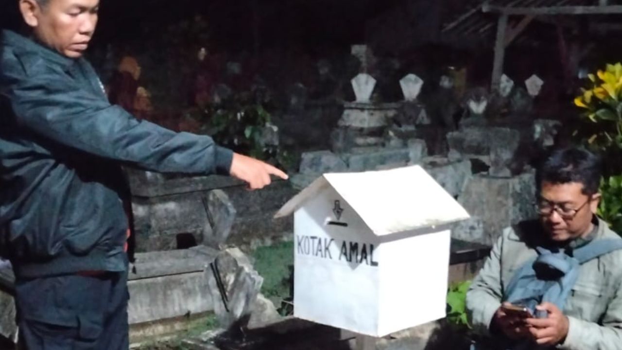Kronologi Dua Pemuda Pencurian Kotak Amal Pemakaman Umum di Blitar