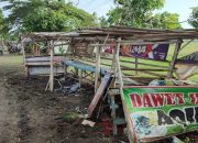 Bus Eka Tabrak Kedai Dawet di Purworejo, Penjual Tertimpa Bangunan dan Pingsan