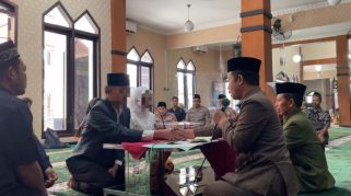 Cinta Tak Terpenjara, Tahanan Polres Blitar Ijab Kabul di Hadapan Kapolres dan Keluarga